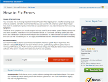 Tablet Screenshot of fix-errors.net